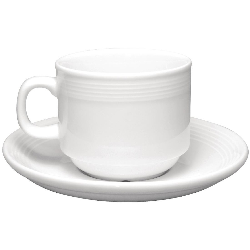 Tasse à thé empilable Linear 20cl Olympia (Lot de 12)