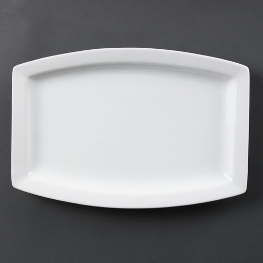 [C361] Assiette rectangulaire Olympia Whiteware 320mm (Lot de 6)