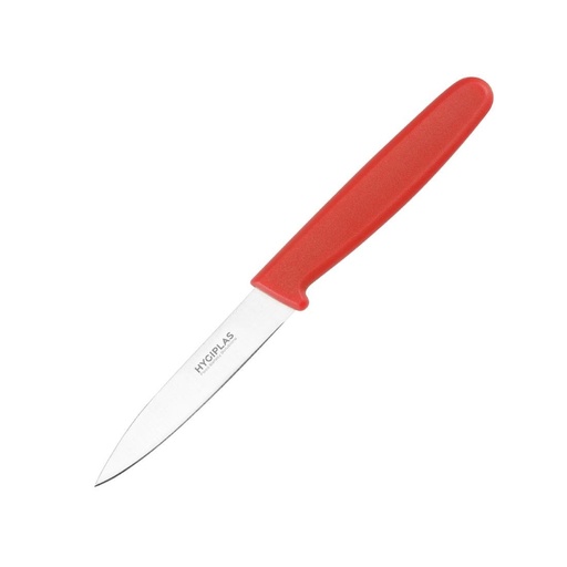 [C542] Couteau d office Hygiplas rouge 7,5 cm