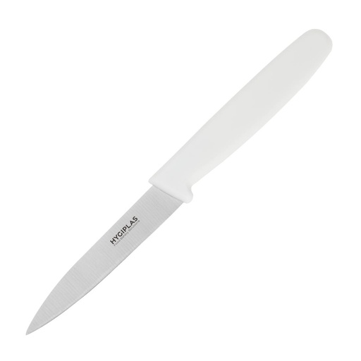 [C546] Couteau d'office Hygiplas blanc 7,5 cm