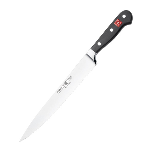 [C958] Couteau à trancher denté Wusthof Classic 23cm