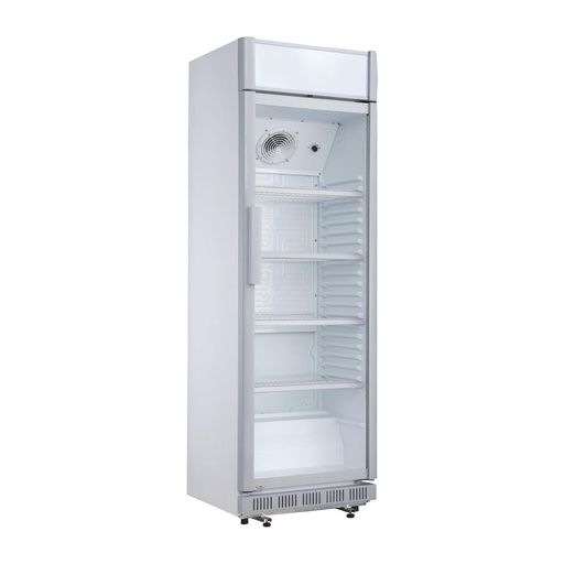 [CC064] Armoire réfrigérée 1 porte vitrée avec caisson lumineux Polar Série C 346L