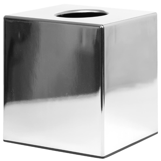 [CC493] Boîte à mouchoirs cube Bolero chrome brillant