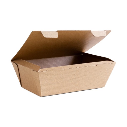 [CF886] Boîtes alimentaires micro-cannelées compostables Vegware 130x195mm (lot de 300)