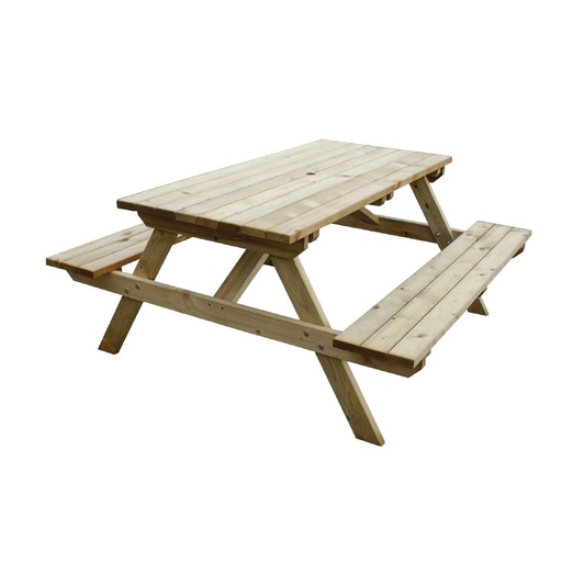 [CG095] Table pique-nique en bois 1,5m