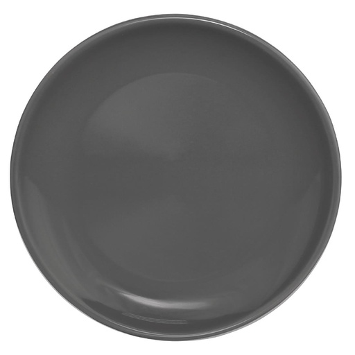 [CG354] Assiette plate grise Olympia Café 205mm (Lot de 12)