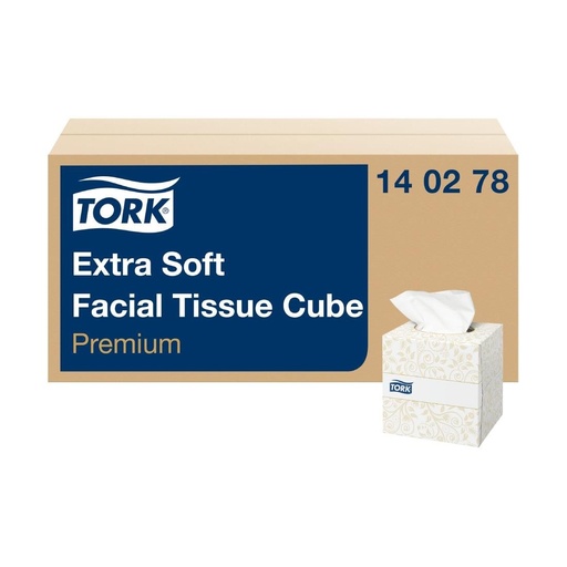 [CH570] Boîtes cubes de mouchoirs extra doux 2 plis Tork Premium 2 plis (30x100)