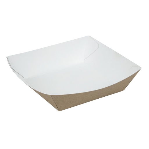 [CK936] Grandes barquettes alimentaires kraft compostables Colpac 148mm