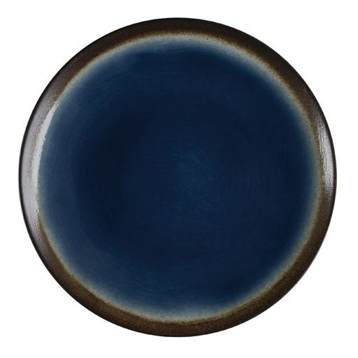 [CW525] Assiettes à tapas rondes Olympia Nomi bleues 255mm