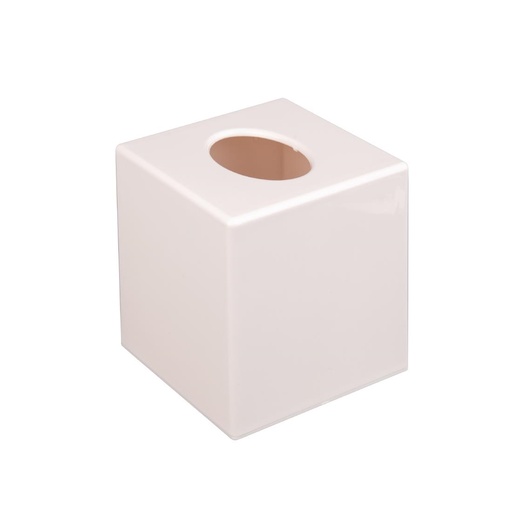[DA604] Boîte à mouchoirs carrée blanche