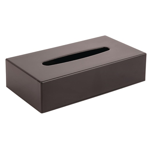 [DA605] Boîte à mouchoirs rectangulaire noire