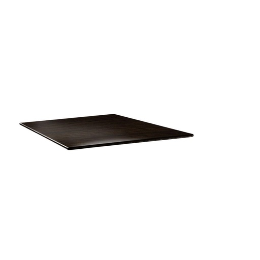 [DR977] Plateau de table carré Topalit Smartline 70x70cm wengé