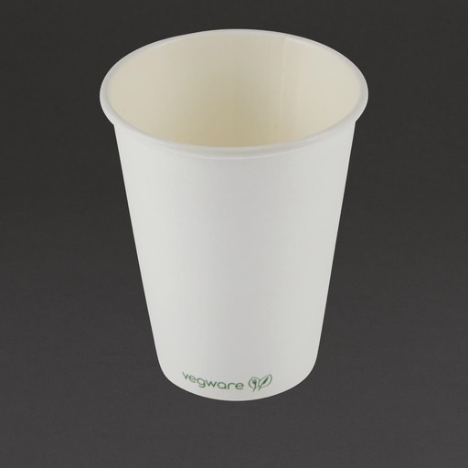 [DW623] Gobelets boissons chaudes compostables Vegware blancs 34 cl (x1000)
