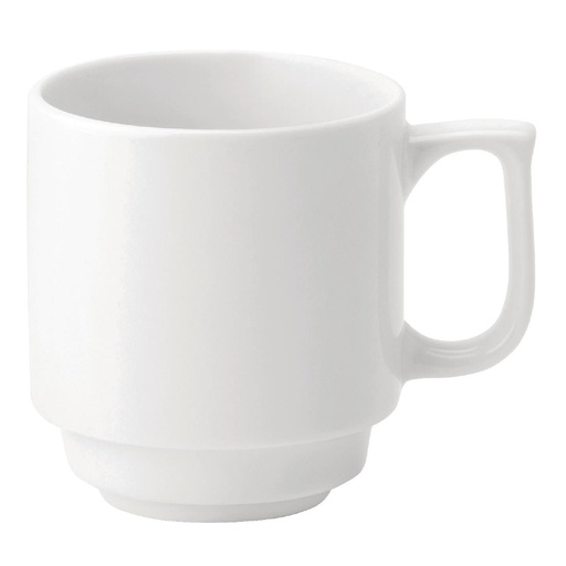 [DY336] Mugs empilables Utopia Pure White 280 ml (lot de 36)