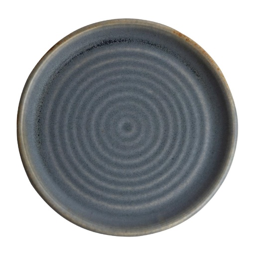 [FA302] Assiettes plates granit bleu Olympia Canvas 18 cm  (Lot de 6)