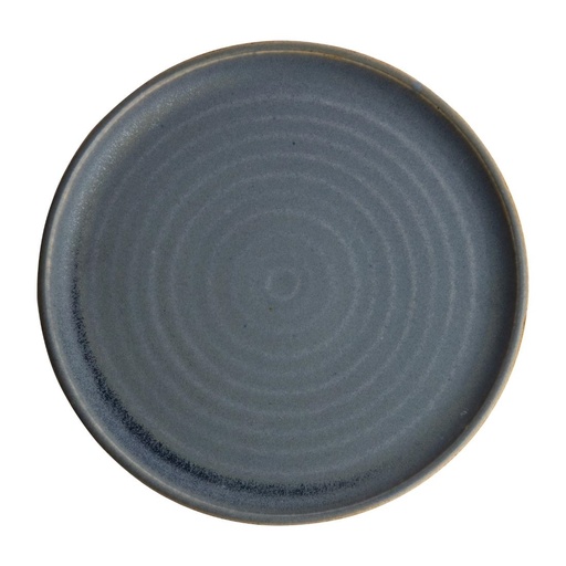 [FA303] Assiettes plates granit bleu Olympia Canvas 26,5 cm  (Lot de 6)