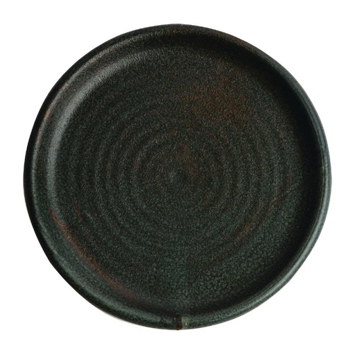[FA323] Assiettes plates vert bronze Olympia Canvas 18 cm  (Lot de 6)