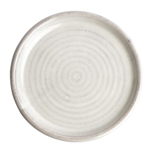 [FA330] Assiettes plates blanc Murano Olympia Canvas 18 cm (Lot de 6)
