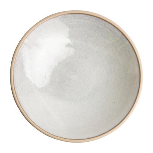 [FA333] Assiettes creuses blanc Murano Olympia Canvas 20 cm  (Lot de 6)