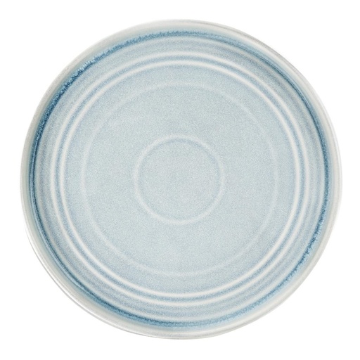 [FB569] Assiette plate bleu cristallin Olympia Cavolo 270mm (lot de 4)
