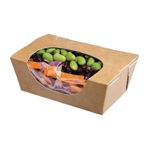 [FP581] Petites boîtes salade kraft compostables Zest Colpac 500ml (lot de 500)