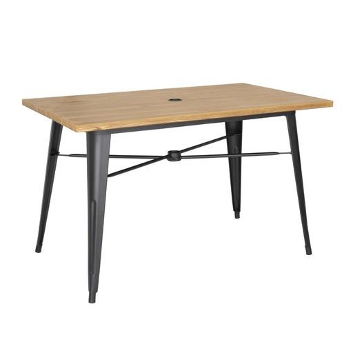 [FT954] Table d'extérieur Bolero 120x76x75cm bois clair