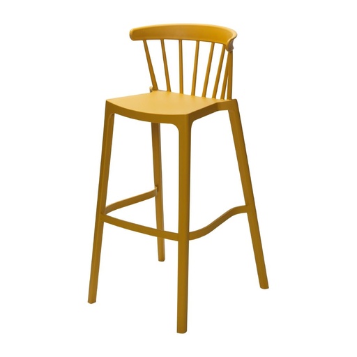 [FT977] Chaise de bar d'extérieur Windson jaune foncé (lot de 4)
