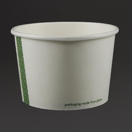 [GF047] Bols à soupe / glace compostables Vegware 455ml (Lot de 500)