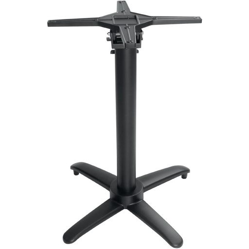 [GP773] Pied de table basculant en aluminium noir Bolero