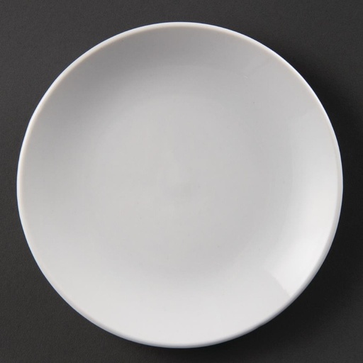 [U075] Assiettes plates rondes Olympia 150mm (Lot de 12)