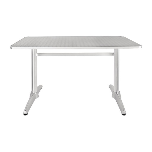 [U432] Table rectangulaire à deux pieds Bolero 600mm