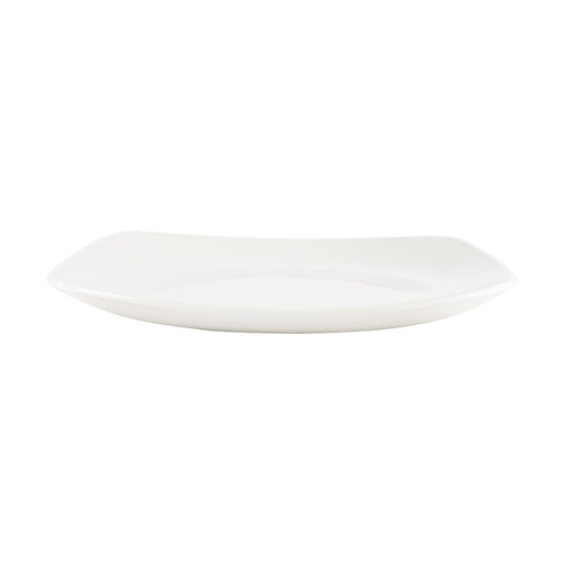 [W889] Assiettes blanches Churchill Plain Whiteware X squared 252mm (lot de 12) 