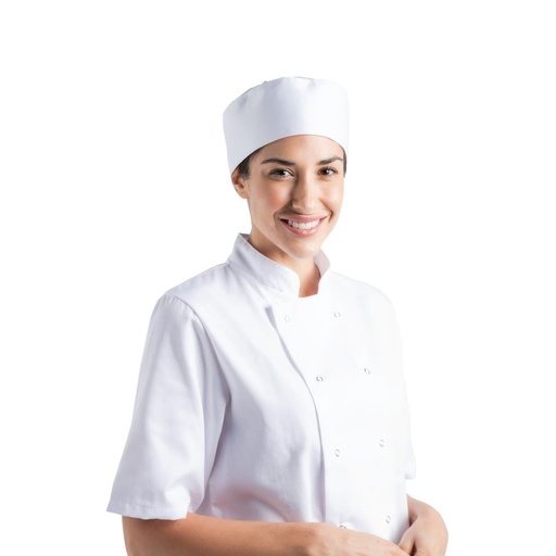 [A703] Calot de cuisine Cool Vent Chef Works blanc