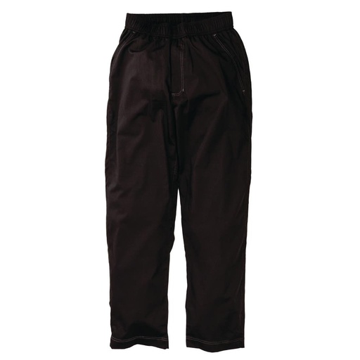 [B187-XL] Pantalon de cuisine mixte Baggy Chef Works noir XL