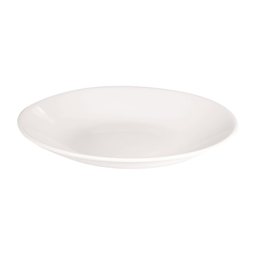 Assiettes creuses blanches Churchill Profile 255mm (lot de 12)