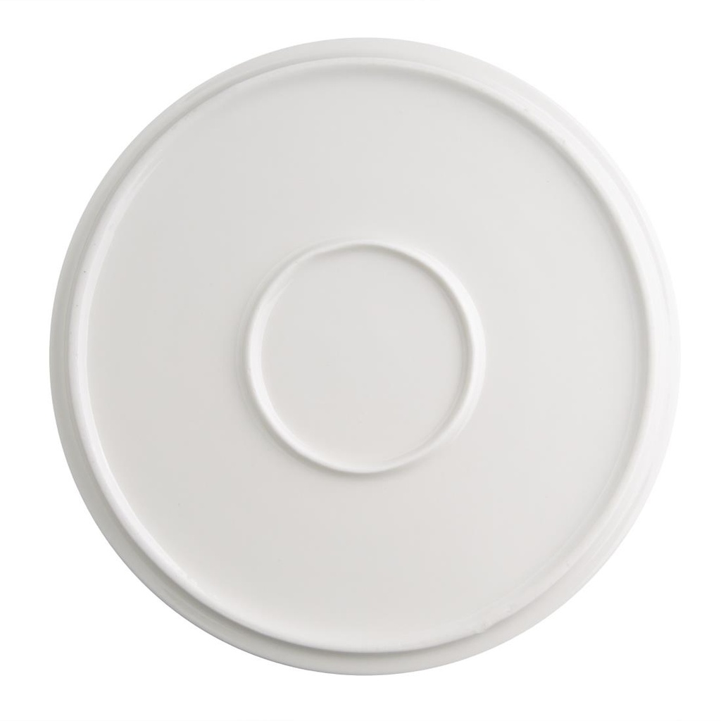 Assiettes Olympia Fondant jaunes 215mm (lot de 6)