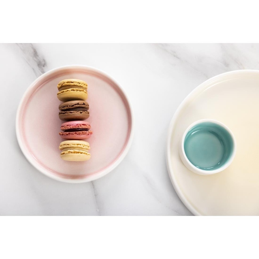 Assiettes Olympia Fondant jaunes 270mm (lot de 4)