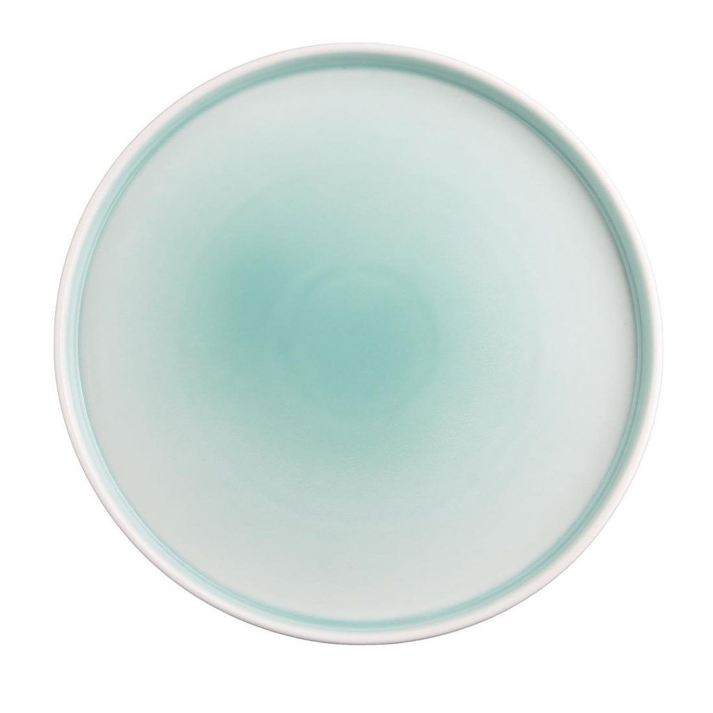 Assiettes Olympia Fondant vertes 270mm (lot de 4)