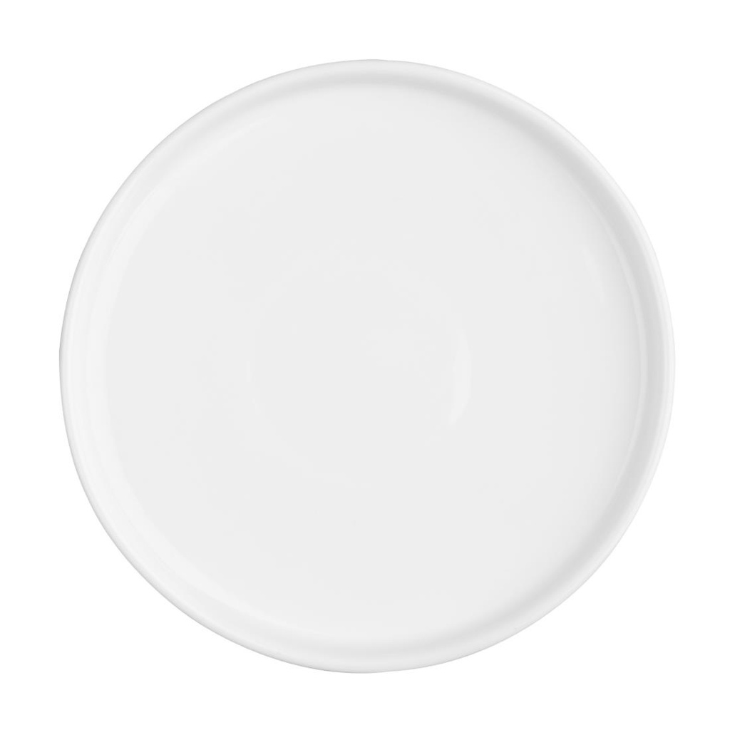 Assiettes plates rondes Olympia Whiteware 210mm (lot de 6)