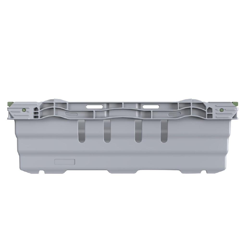 Bac gerbable en polypropylène gris Maxinest 35L