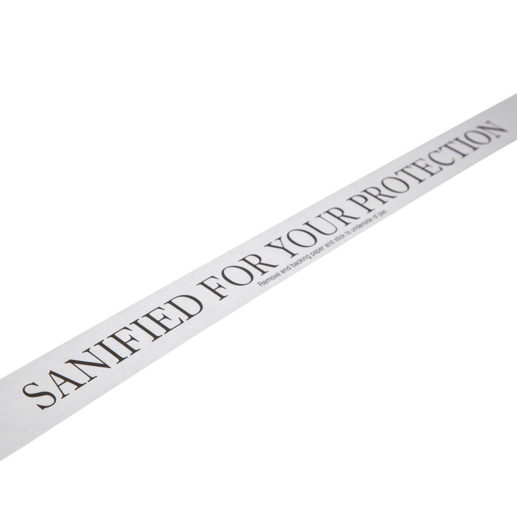 Bandelettes sanitaires pour l'hygiène des toilettes (lot de 250)