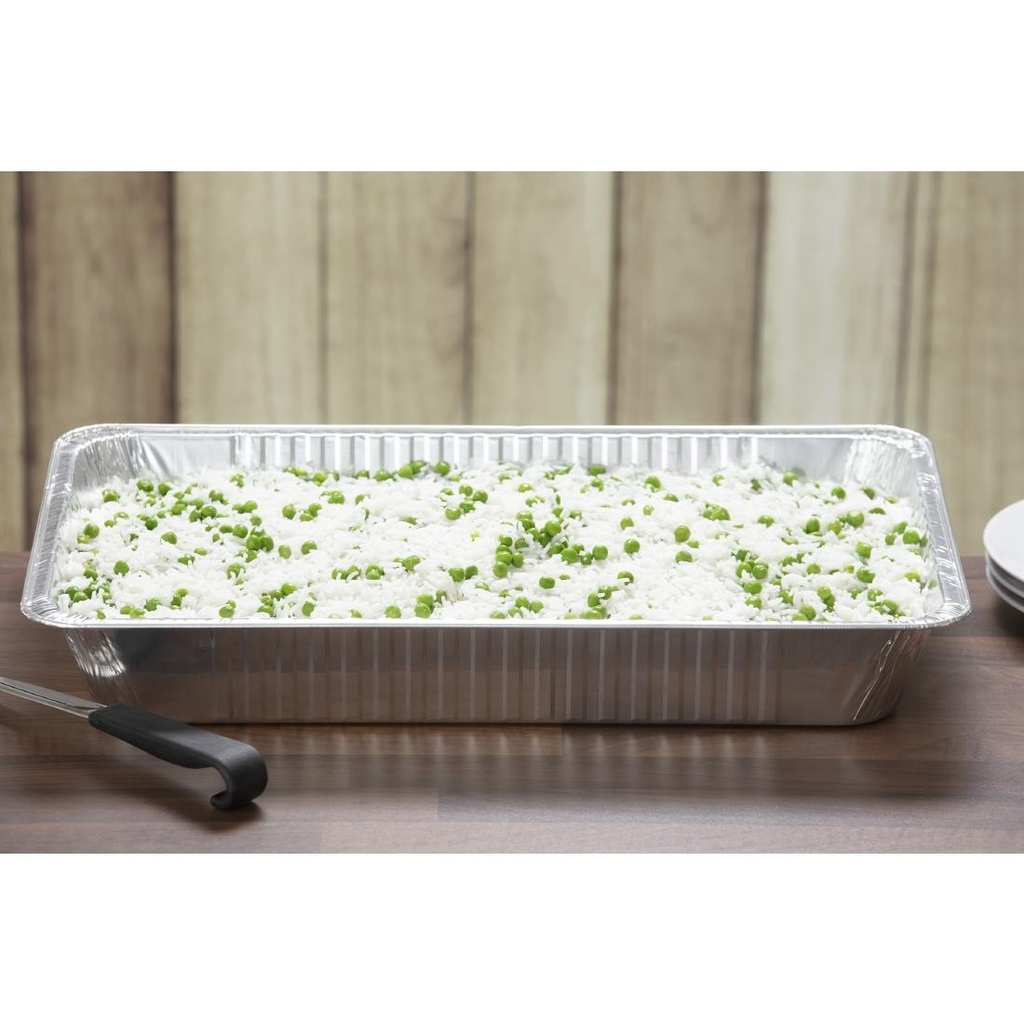 Barquettes aluminium GN 1/1 (Lot de 50)