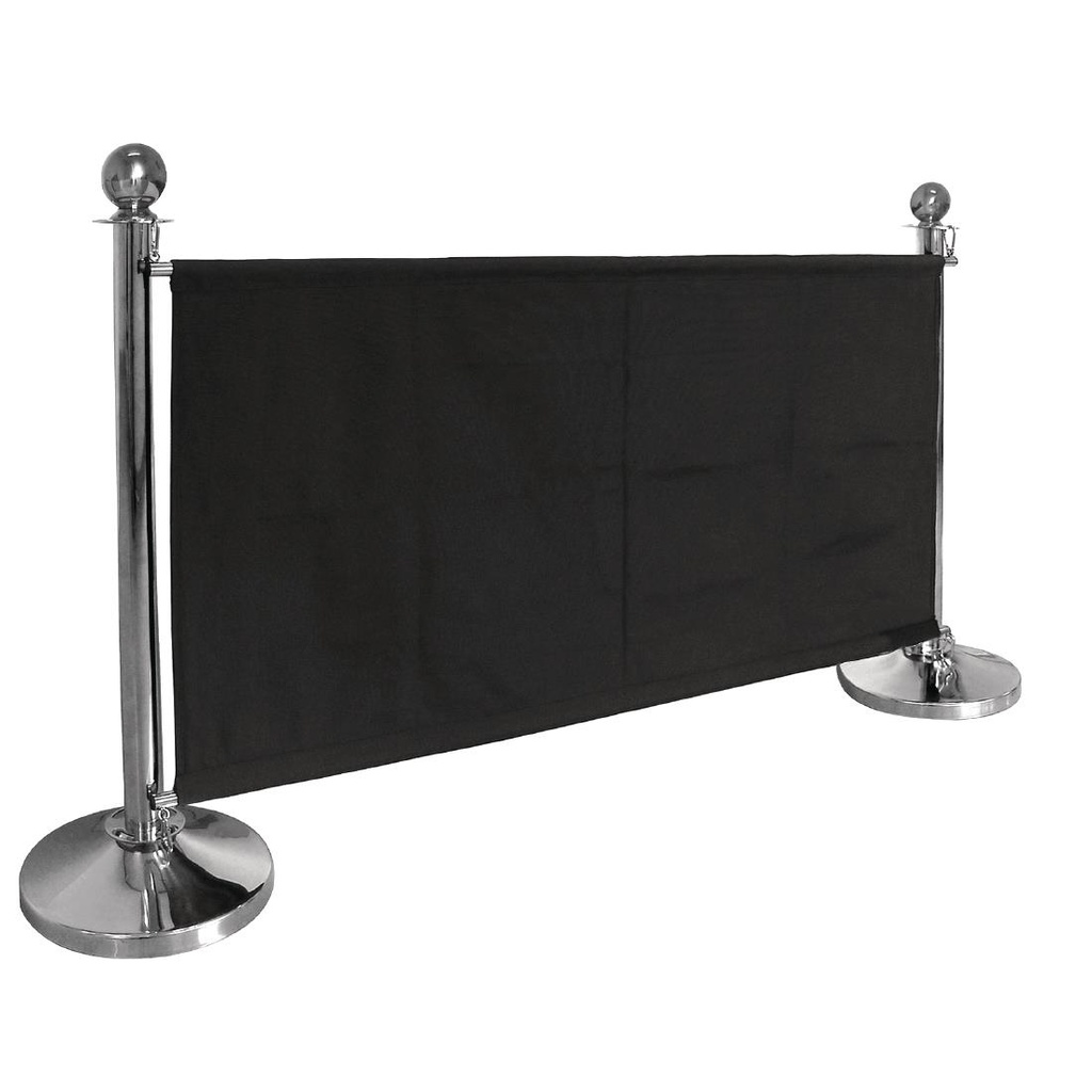 Barrière en toile Bolero noire