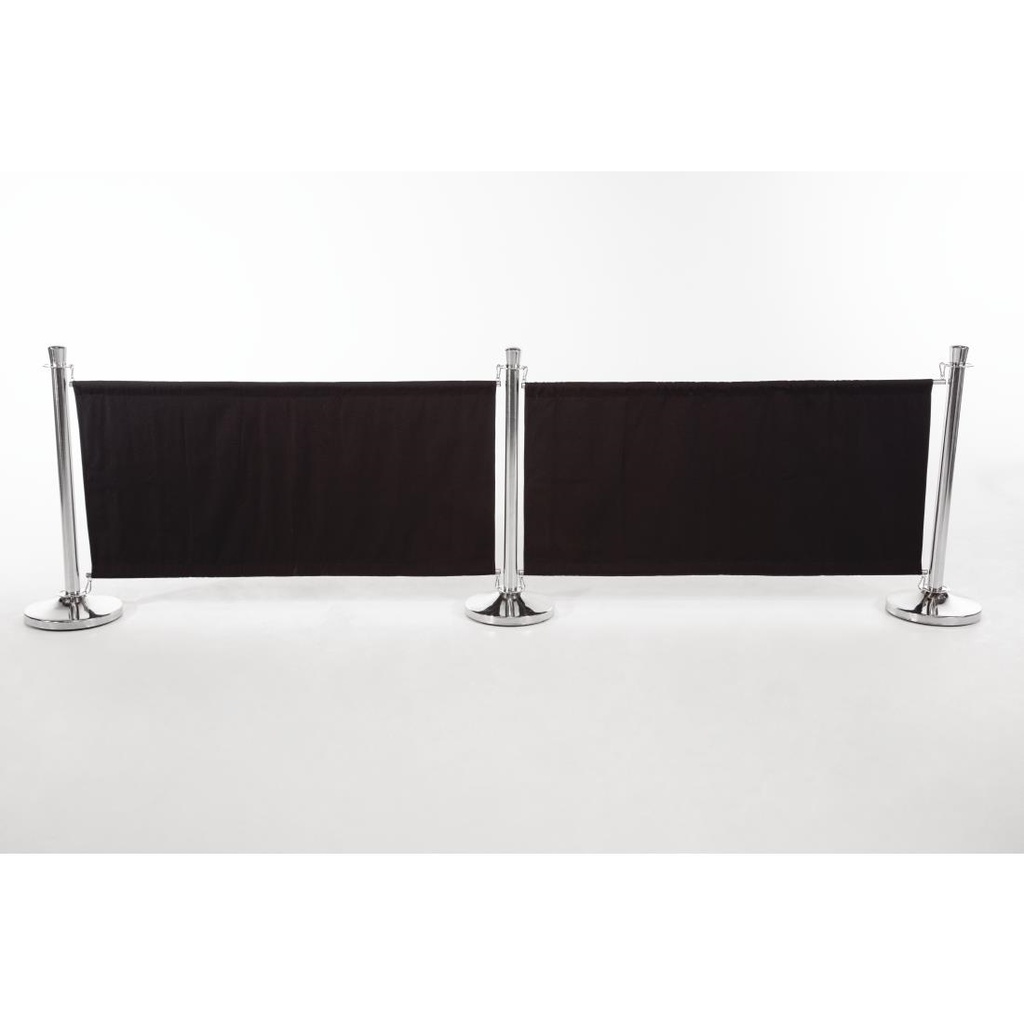 Barrière en toile Bolero noire