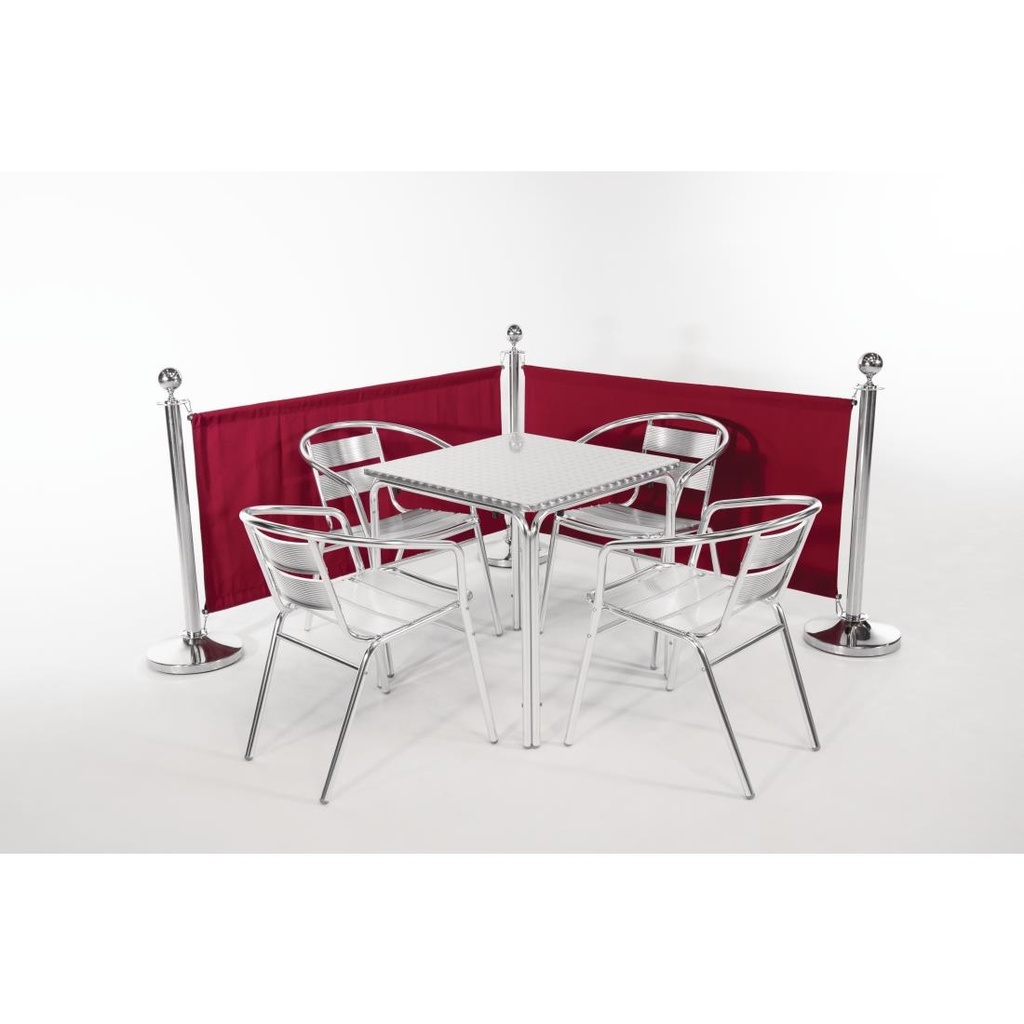 Barrière en toile Bolero rouge