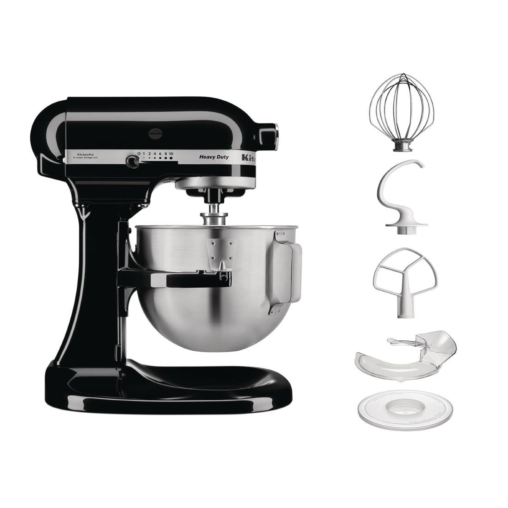 Batteur professionnel 4,8L KitchenAid K5 noir 5KPM5EOB