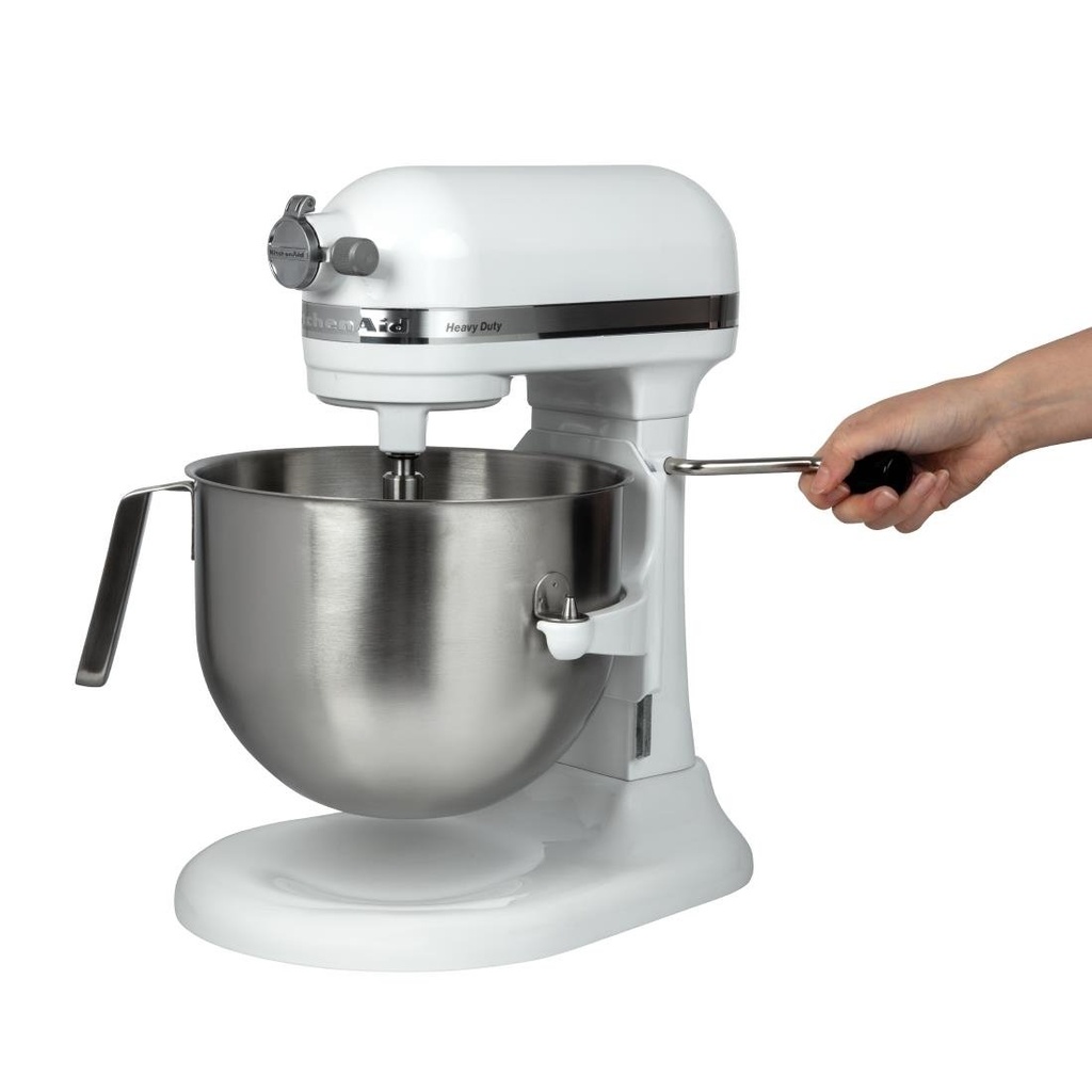 Batteur professionnel Kitchenaid 6,9L blanc 5KSM7591XEWH