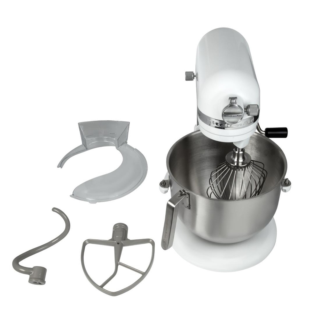 Batteur professionnel Kitchenaid 6,9L blanc 5KSM7591XEWH