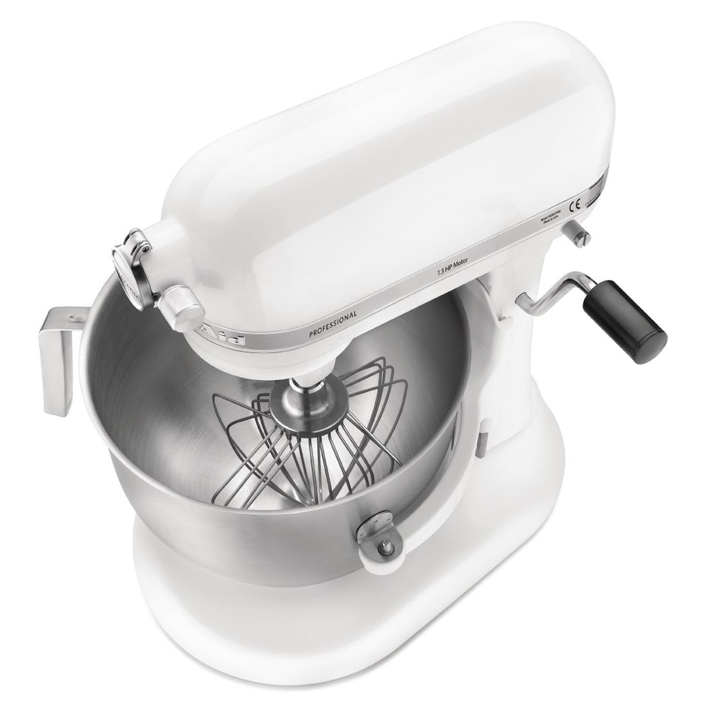 Batteur professionnel Kitchenaid 6,9L blanc 5KSM7990XEWH