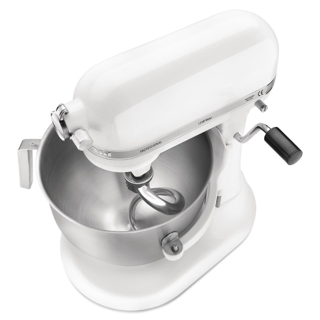 Batteur professionnel Kitchenaid 6,9L blanc 5KSM7990XEWH